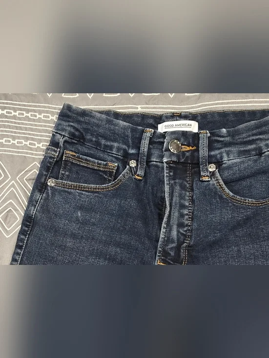 Good American Good Legs High Waisted Skinny Jeans Size 4/27 - Picture 7 of 7